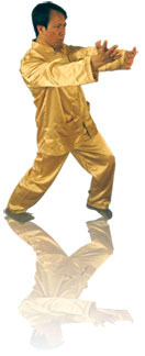 Master Lai practicing Qi Gong